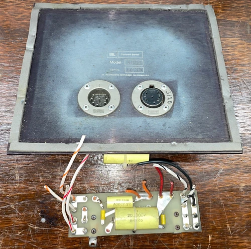 Vintage JBL Concert Series 4853 Speaker Input Jack Plate Cannon 8 Pin AS IS