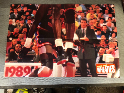 Vintage 1989 MICHAEL JORDAN Wheaties Poster Set - All 3 Posters! - Picture 3 of 9