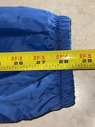 Nike Swoosh Vtg Youth Windbreaker Track Jacket Child's Medium 8-10 Blue - Picture 13 of 14