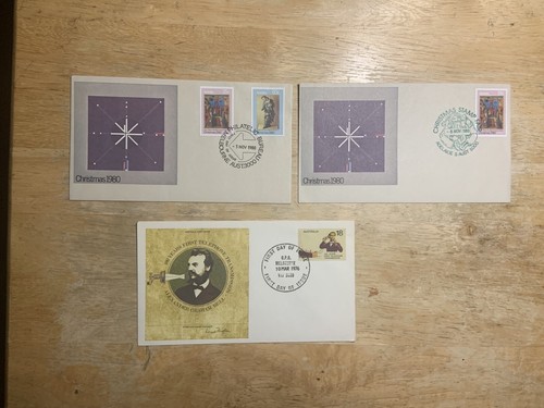 Australia lot of 9 FDC 1st Day covers from 1970s to 1980s - Picture 3 of 4