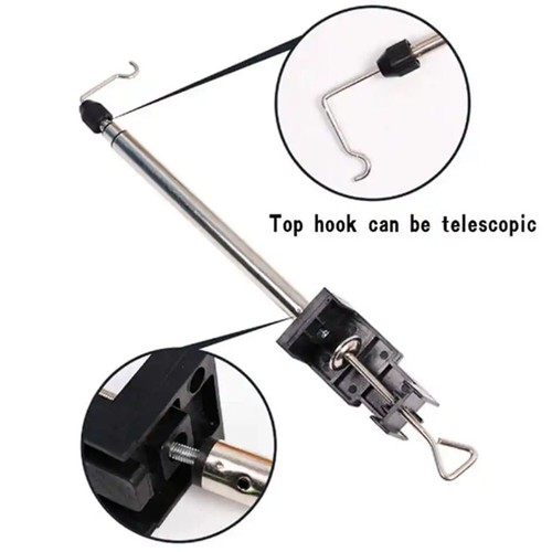 Clamp-on Shaft Rotary Grinder Drill Bracket Stand Holder Hanger With Deck - Picture 2 of 7