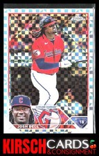 Josh Bell 2023 Topps Chrome #136 X-Fractor Cleveland Guardians