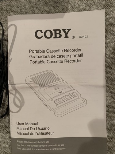 NIB Coby Portable Cassette Recorder CVR-22 - Picture 3 of 6