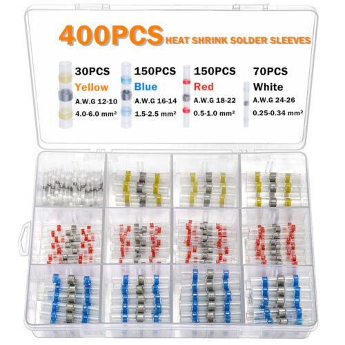 500/1000Pcs Solderstick Solder Butt Wire Connector Kit Waterproof Seal Terminals - Picture 26 of 35