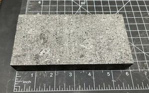 Coarse Grain Graphite Block Approximately 1" x 2.875" x 5.75"