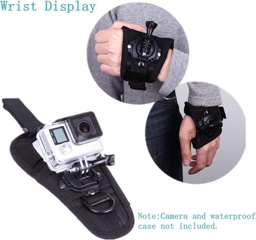 360° Rotating Hand/Wrist Strap Mount for GoPro, AKASO, Dragon Touch & More - Picture 2 of 7