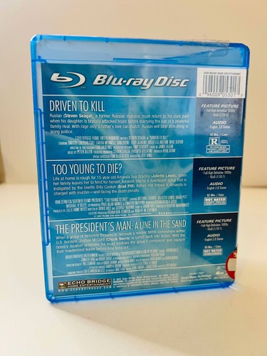 Driven to Kill Too Young to Die President's Man A Line Blu-ray *BUY 2 GET FREE* - Picture 2 of 2