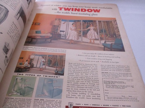 House & Garden Magazine January 1957 Vintage Ads Weldwood, Luxtrol, Craddok - Picture 3 of 4