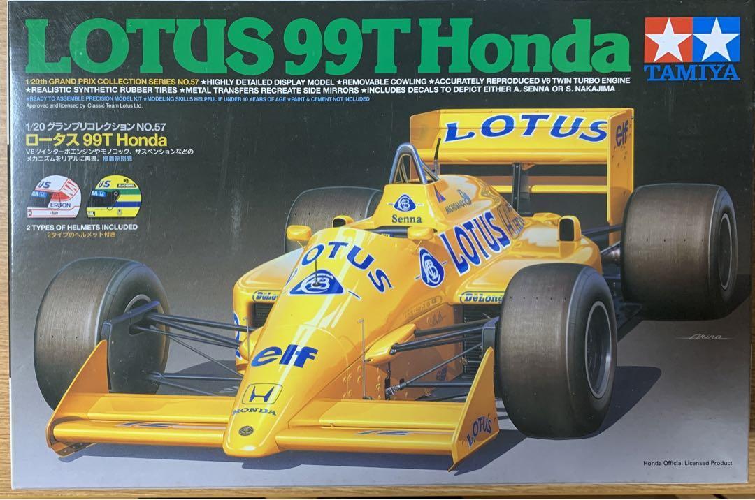 LOTUS 99T Honda プラモデル 1/20 TAMIYA TAMIYA 1/20 Lotus Honda 99T 1987 Ayrton Senna F1 Model Car