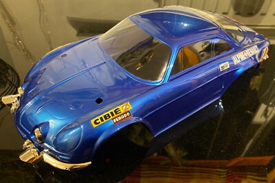 NIKKO Evolution RC Retro Karosserie / Chassis 1:14 Renault Alpine Rally NEU