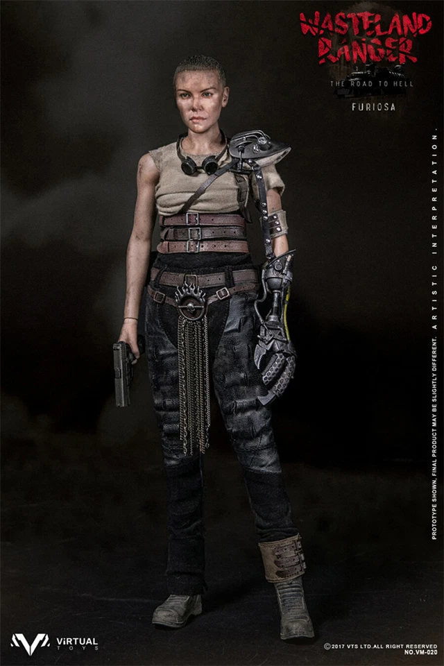 Figura de acción VTS TOYS 1/6 VM020 Mad Max 4 Commander Furiosa Charlize Theron Foto 2 de 4