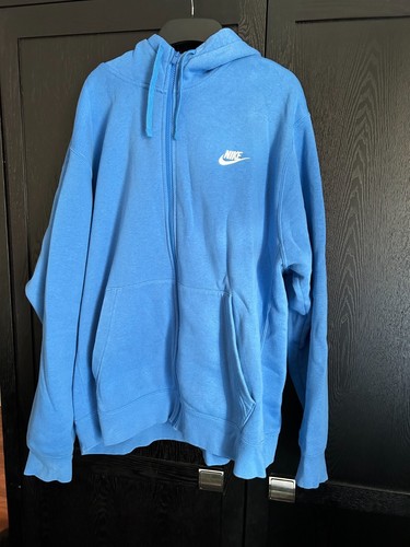 Nike Full Zip Hoodie - Blue - Size XL mens - Extra Large - Sportswear - VGC - Picture 16 of 16