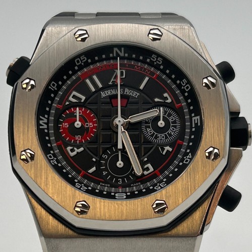 Audemars Piguet Royal Oak Offshore Men's Black Watch - 26040ST.OO.D002CA.01 - Picture 1 of 6