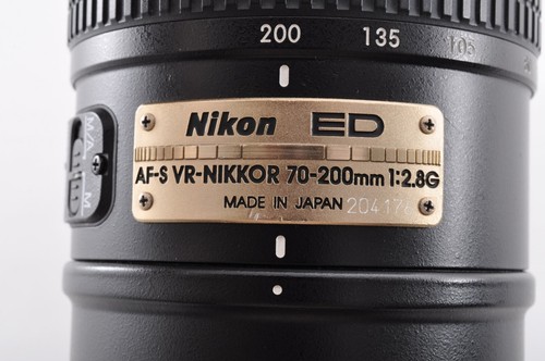 Nikon AF-S VR Nikkor 70-200mm f/2.8 G ED Near Mint Zoom Lens from Japan Y0542 - Picture 8 of 18