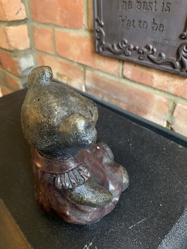 Vintage Handmade Teddy Bear Ornament Figurine - Picture 12 of 13