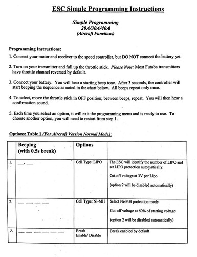 40 AMP Brushless Regler / 40 AMP Brushless Motor Drehzahlregler  - Bild 2 von 2