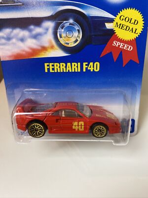 Hot Wheels Ferrari F40 Super Rare No Steering Wheel Error W