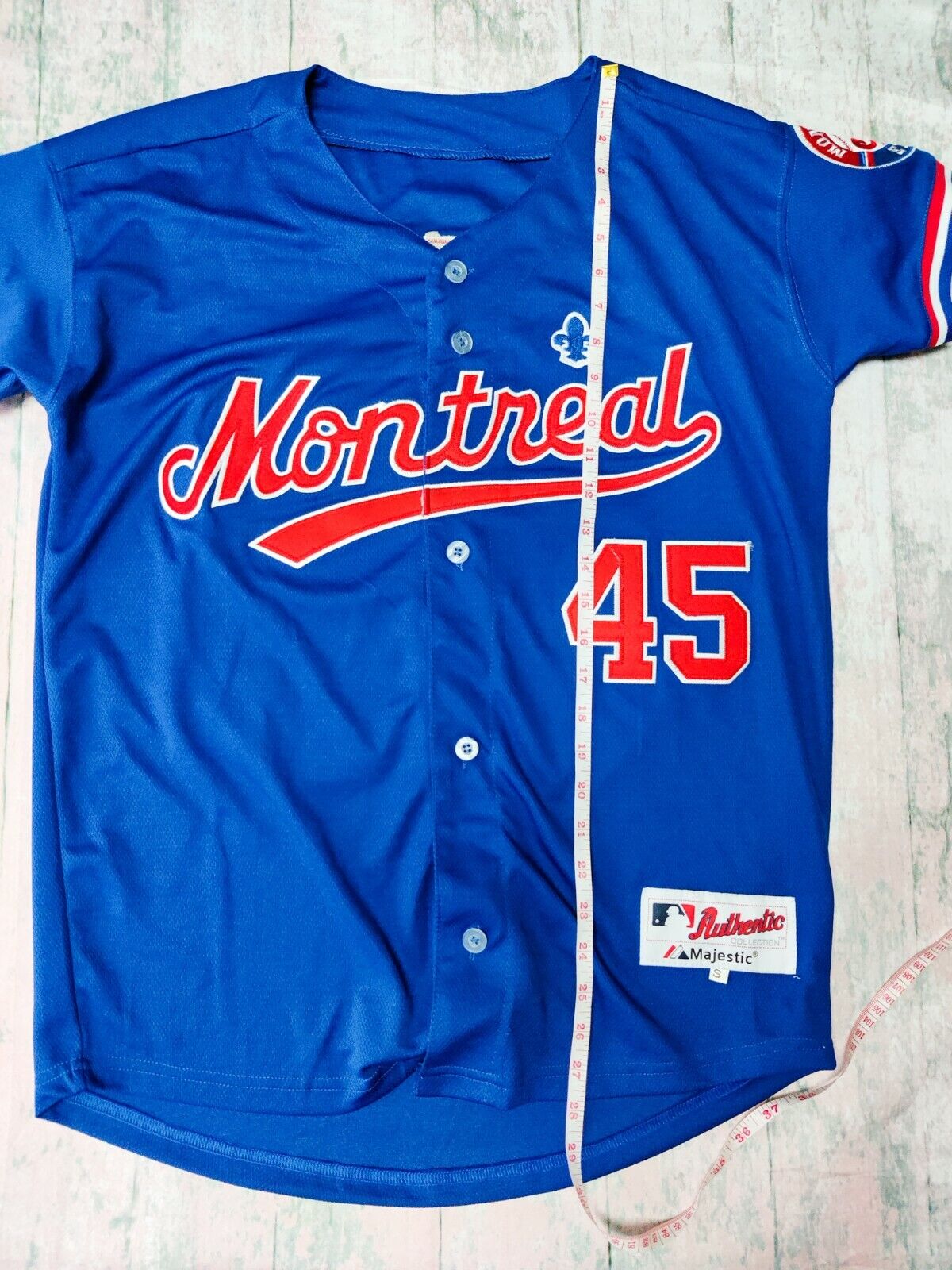 MLB Montreal Expos Pedro Martinez BP Jersey - Baseball Town