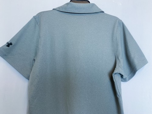 Under Armour Shirt Womens Extra Small Medium Gray Polo DriFit HeatGear Golf - Picture 7 of 8