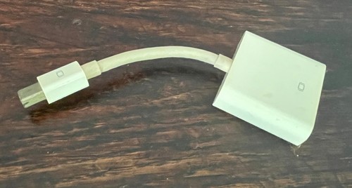 Genuine Apple A1305 Thunderbolt Mini Display Port to DVI Cable Monitor Adapter - Picture 3 of 4