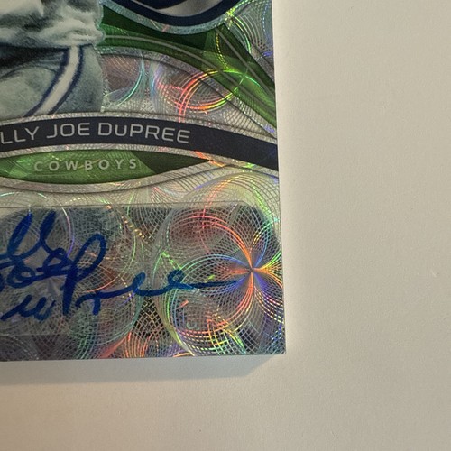 2022 Spectra Signatures Neon Green Billy Joe DuPree AU /25 #SIG-BJD Cowboys - Foto 7 di 9