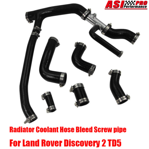 Radiator Reinforced Coolant Hose pipe For Land Rover Discovery 2 TD5 2003-2010 ; - Picture 1 of 12