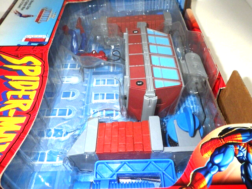 Spider-man Motorized Web Swinger With Real Working Tram Car from Japan Rare New - Picture 10 of 24
