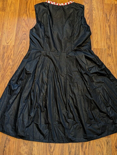 SCARLET DARKNESS black & red gothic wench dress pirate peasant folksy XL XXL 3F - Imagen 5 de 7
