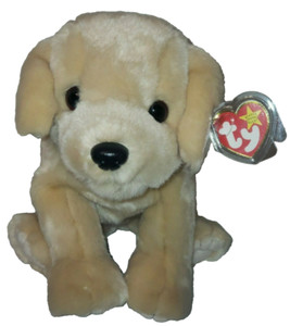 Ty Beanie Buddy FETCH the Golden Retriever Dog (10 Inch) MWMT Stuffed Animal Toy