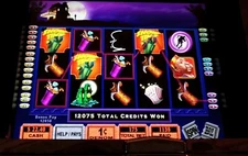 WMS ALFRED HITCHCOCK THEATER BB1 DUAL SCREEN SLOT SOFTWARE WILLIAMS BLUEBIRD 1