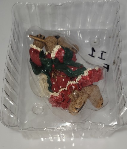 Juego de 2 adornos de ángel y ciervo de oso de peluche Kirkland de colección - Imagen 11 de 16