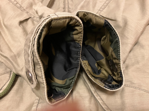 A BATHING APE Bape Kids Fishtale Jacket Rare 110 Approx. 5T Olive Camouflage - Picture 15 of 24