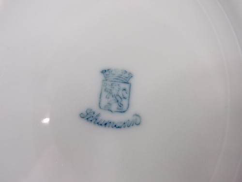 4 Schumann China Bavarian Floral Reticulated Porcelelain Hand Painted Plates I24 - Picture 4 of 10