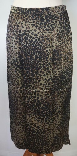 French Connection Sleeveless V-Neck Top & Pencil Skirt in Leopard Print TV65 - Picture 2 of 9