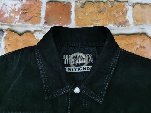 *CHEVIGNON DAMEN VINTAGE JEANS JACKE*BLENDA*DENVER*SCHWARZ*CASUAL*GR: L*WIE NEU - Picture 4 of 9