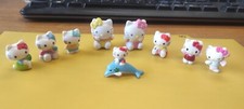 HELLO KITTY LOT Set 9 Mini Figurines