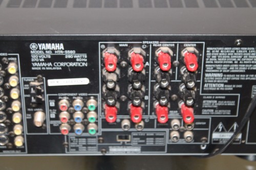  Original Yamaha HTR5560 Natural Sound AV Receiver Clean Used Tested Working  - Picture 7 of 8