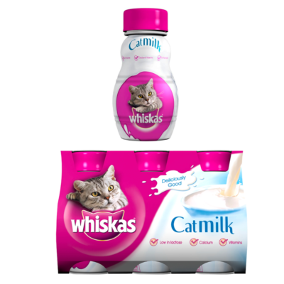 Whiskas Cat Milk 200ml Single and 3 Pack With Calcium Vitamin 4 Servings eBay