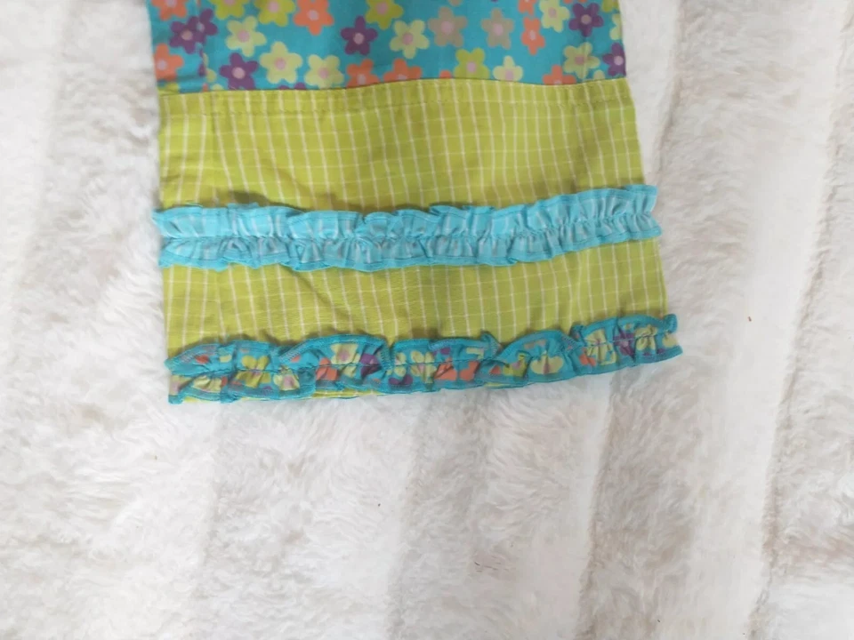 Pantalones florales divertidos Oilily para niñas talla 8 Foto 3 de 4