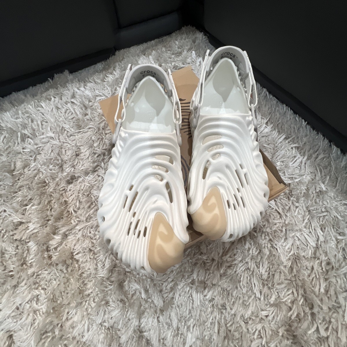 Salehe Bembury × Crocs Pollex Clog Stratus Almost White Men Size 