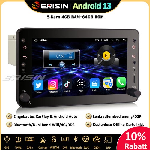 Android 13 DAB+Autoradio GPS CarPlay für Alfa Romeo Spider 159 Sportwagon Brera - Bild 20 von 20