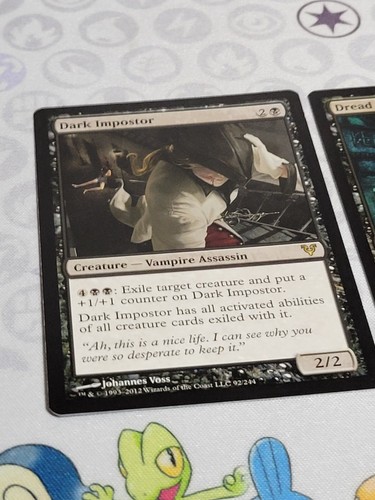 C3436 MAGIC MTG AVACYN RESTORED DARK IMPOSTER DREAD SLAVER NM RARE - Picture 3 of 22