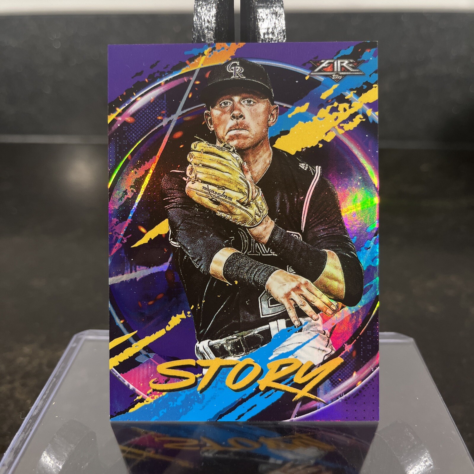 2020 Topps Fire Purple /99 Trevor Story #34