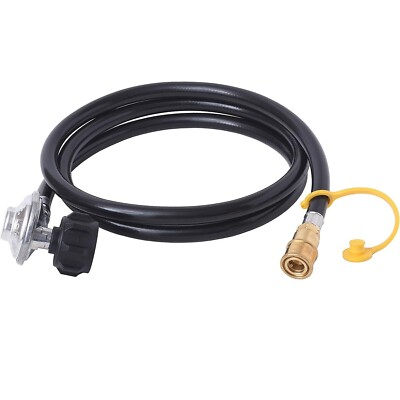 #ad 90 Degree Low Pressure Regulator Assembly with Quick Connect amp; 6 ft Hose $32.95
