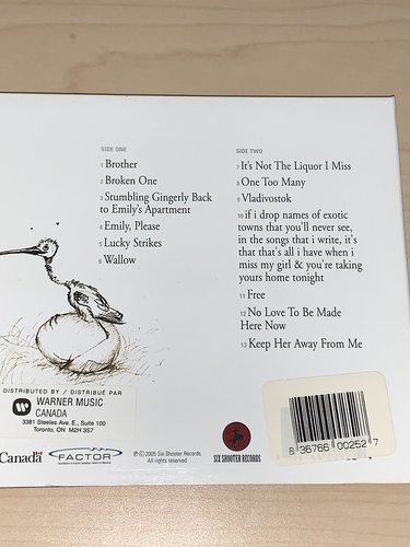 Luke Doucet - Broken (And Other Rogue States) (Autographed CD) - Picture 2 of 3