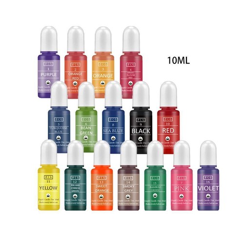 16 Pcs Liquid Dye Concentrate Candle Making Candles - Picture 7 of 7