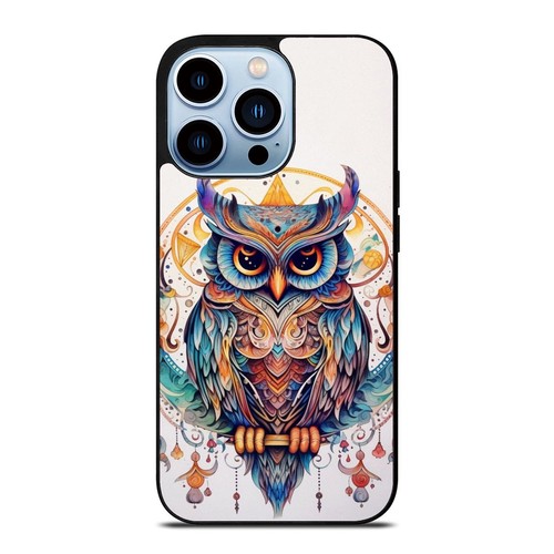 owl dreamcatcher mandala For iPhone SE4 16E 12 13 14 15 16 Pro Max Case Friendly - Picture 2 of 25