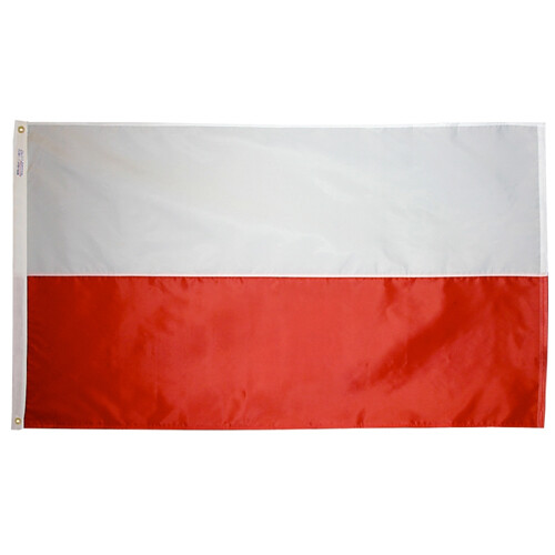 Poland Eagle Indoor Outdoor Parade Color Guard Dyed Nylon Flag All Larger Sizes - Picture 10 of 16