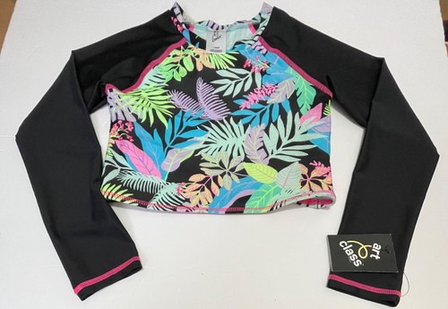 Art Class Girls Rash Guard Pullover long sleeve Black Size L - Picture 7 of 9
