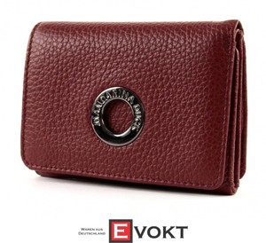 MANDARINA-DUCK-Mellow-Leather-Wallet-XS-Purse-Wiener-Box-Cordovan-Red